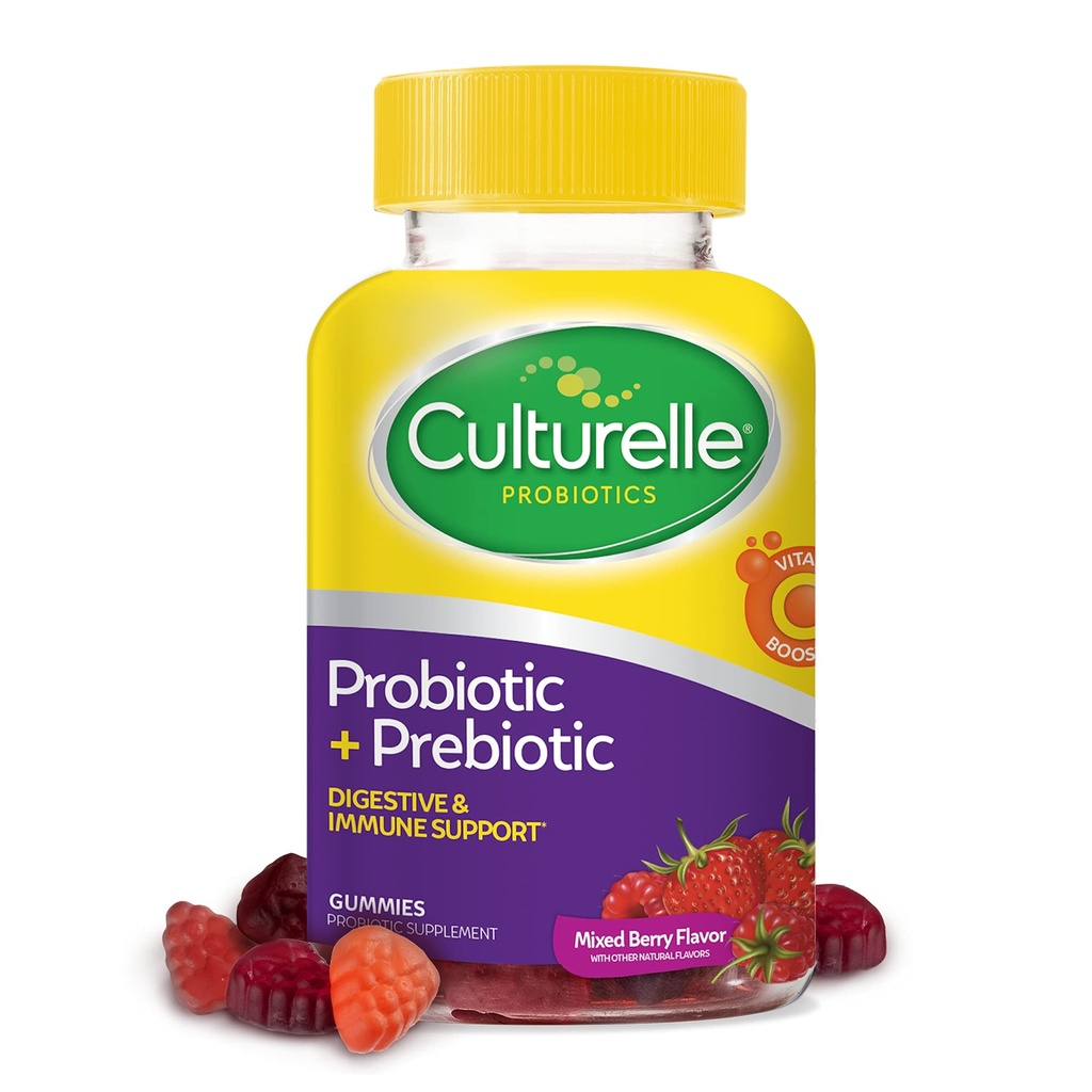 Culturelle Daily Probiotic Capsules 30CT & Gummies 52CT with Lactobacillus rhamnosus GG for Digestive & Immune Health
