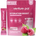 Venture Pal Sugar Free Electrolyte Powder Packets - Liquid Daily IV Drink Mix for Rapid Hydration " Party Recovery TEN 5 Vitaminas " 7 Electrolytes Anterior Keto Friendly ← Non-GMO TEN Certified Vegan TEN 16 Sticks