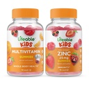 Niños multivitamínicos Lifeable + Zinc 25mg Niños, Gummies Bundle - Gran Tasting, Suplemento de vitamina, Gluten Gratis, GMO Gratis, Chewable Gummy
