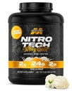 MuscleTech Whey Protein Powder (Vanilla Cream, 5LB) - Nitro-Tech Whey Protein Isolate Smoothie Mix for Lean Muscle & Recovery - 24g of Whey Gold for Women &amp; Hombre - Embalaje mayo Vary