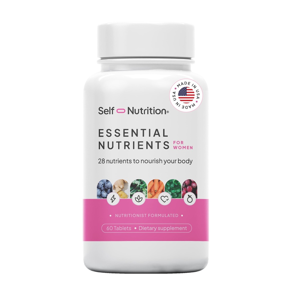 Multivitaminas Veganas para Mujeres - Una vez Daily - 28 Nutrientes - Energía Boost, Dormir, Pelo, Piel, Piel &amp; Reducir Agricultores - Keto, Vegan, Gluten Libre, EE.UU., Suministro de 2 meses