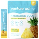 Venture Pal Sugar Free Electrolyte Powder Packets - Liquid Daily IV Drink Mix for Rapid Hydration " Party Recovery TEN 5 Vitaminas " 7 Electrolytes permanentes Keto Friendly ← Non-GMO Silencio Certified Vegan tención 16 Sticks