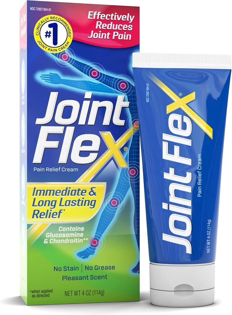 [BRSWECT2CUJQYDLO] Crema de Alivio de Dolor de Flex, Alivio de Dolor de Artritis, Alivio de Dolor Conjunto, 4 Tubo de onda