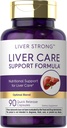 Carlyle Liver Support Suplemento Silencio 90 Capsules Silencio con Milk Thistle, Dandelion Root & Artichoke Leaf Extract ← Optimal Blend ← Non-GMO & Gluten Free