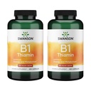 Swanson Vitamina B1 (Thiamin) - promueve el metabolismo saludable y proporciona apoyo energético - Suplemento natural de vitaminas Apoyo Optimum función celular nerviosa - (250 cápsulas, 100 mg cada uno) (2 Pack)