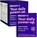 EBOOST Super Energy Powder Drink Mix, Non-GMO Suplemento de electrolito cargado con vitaminas (Acai granate), 0,2 onzas (Pack of 20)