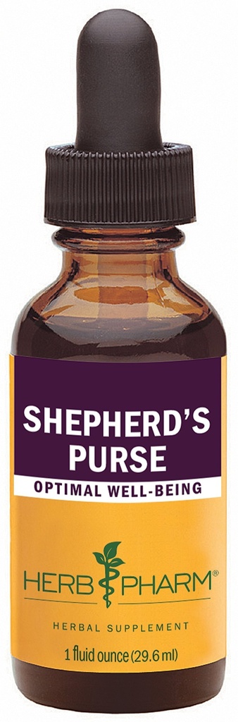 Herb Pharm Certified Orgánica Shepherd's Purse Liquid Extract, 1 Oz