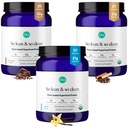 Ora Organic Protein Powder Vanilla, Chocolate & Vanilla Chai Bundle: 21g Plant Based, Vanilla, Vanilla Chai, 20 Servings + 22g Plant Based, Chocolate, 20 Servings