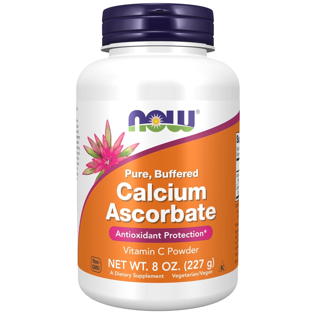 AHORA Suplementos de Alimentos, Calcio Ascorbate Powder, Buffered, Protección Antioxidante*, 8-Ounce