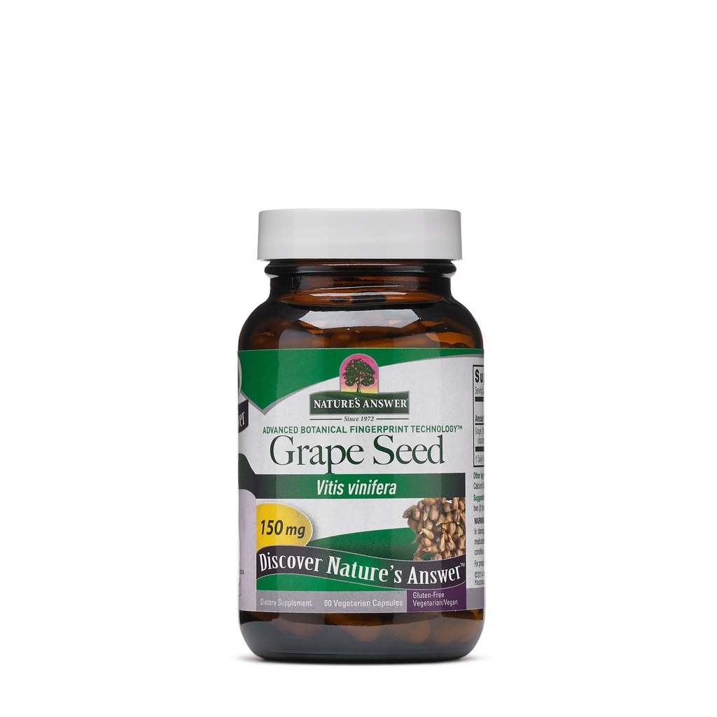 Respuesta de la naturaleza Grape Seed Vegetarian Capsules, 60-Count