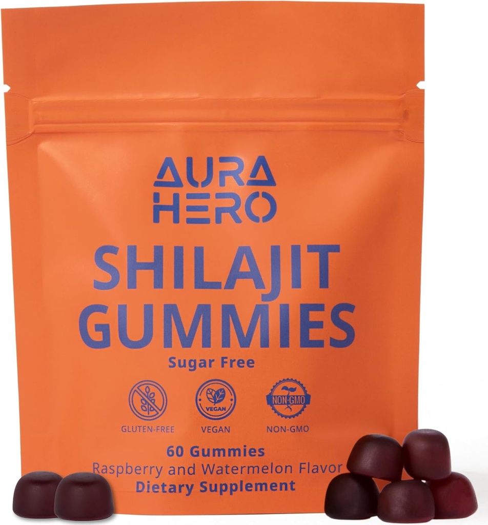 [BRSRAYIBCUDWYGTZ] Pure Himalayan Shilajit Gummies for Men & Women - 1,000mg Authentic Himalayan Suplemento Gummy ← Testosterona Orgánica Gummies for Men  60 PCS ← Raspberry Watermelon Flavor  85+ Trace Minerals