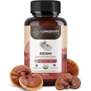 Orgánica Reishi Mushroom Capsules Suplemento (120) ← Pure Fruiting Body 10:1 High Strength Extract TEN 30% Beta-D Glucans TEN 9,000mg Raw Equivalent Por Serving TEN calma, sueño &amp; estrés