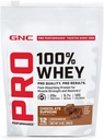 GNC Pro Performance 100% Whey Protein Powder ← Apoya Metabolismo saludable y recuperación muscular magra TEN Chocolate Supremo ANTE 12 Servimientos
