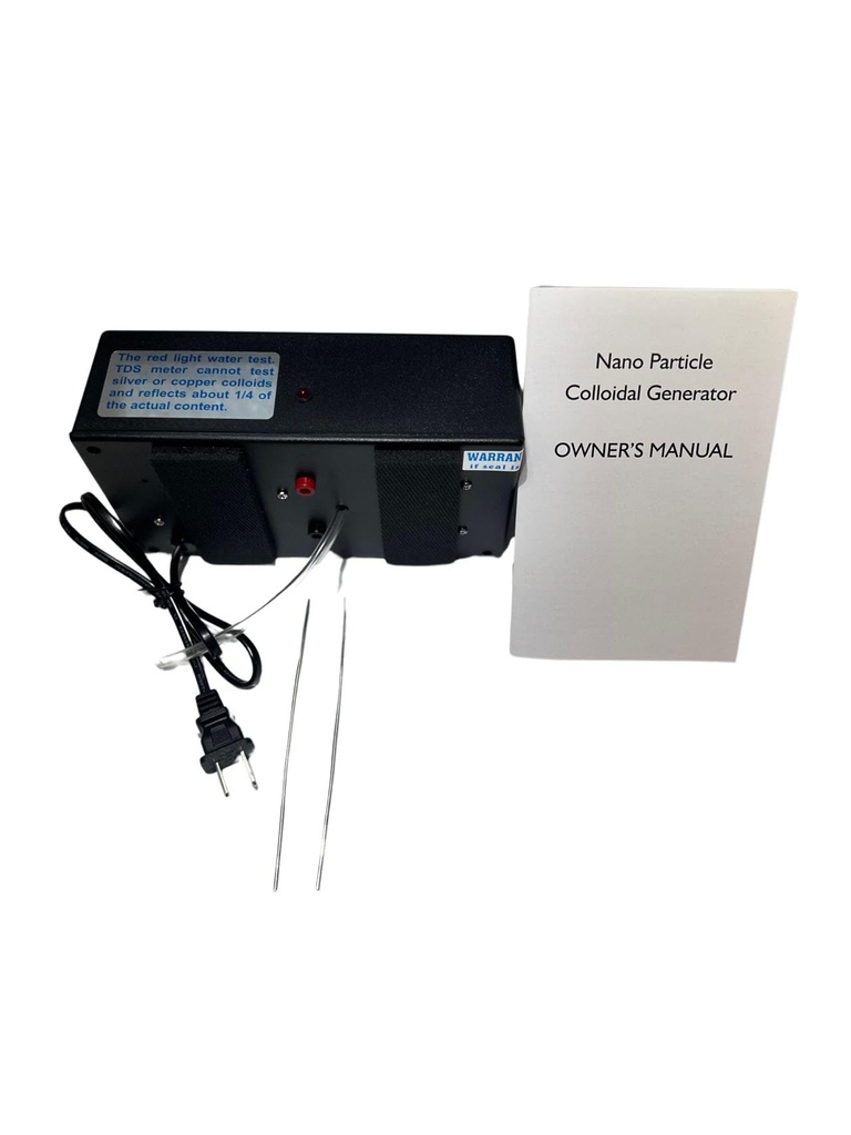 Nano Particle Colloidal Silver Generator