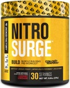 Construcción de nitrocirugía de fábrica con crema para el edificio del músculo - Con Cret Powder & elevATP Energía intensa, Bombas poderosas, Resistencia sin fin 30 Servimientos, Limeada de cereza