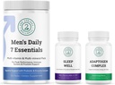 Hombres Daily 7 Essentials, Sleep Well & Adaptogen Complejo Bundle