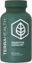 Terra Health Essentials Digestive Catalyst tención Reducir IBS ← Amylase, Protease & Glucoamylase (1 Botella, 60 cápsulas)