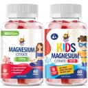 Magnesium Gummies for Kids &amp; Adults - 500mg - Calm Magnesium Chews - Magnesium Citrate Chewable Suplemento para Mood &amp; Muscle Support