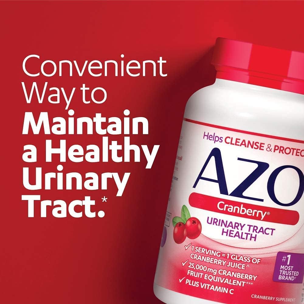AZO suplemento de salud de arándanos, 1 servicio : 1 vaso de jugo de arándano, píldoras de arándano gratis de azúcar, no GMO, suministro de 3 meses, 100 Softgels (Pack of 2)