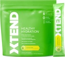 Xtend XTEND Healthy Hydration | Superior Hydration Powder Packets | Electrolyte Drink Mix | 3 Essential Amino Acids | NSF Certified for Sport | 28 Sticks, Lemon Lime