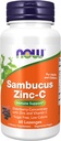 AHORA Suplementos de alimentos, Sambucus Zinc-C con Concentrado de Anciano y Vitamina C, 60 Lozenges