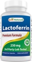 Best Naturals Lactoferrin 250 mg Veggie Capsule, soporta la función saludable de la inmunología - 60 cuenta