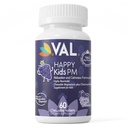 VAL Kids PM Magnesium Gummies ← Tablas de goma sin azúcar con manzanilla, Magnesium Glycinate + Citrate + Taurate TEN Vitamin B6 &amp; C TEN Natural Grape Flavor ANTE Sleep &amp; Calm Support TEN 60 Ct ANTE Edades 4+