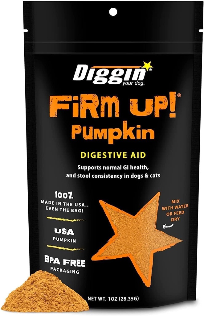 Diggin ' su perro, firme arriba original calabaza Super perro & Cat Suplemento, 1 onza