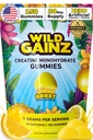 Gummies de Monohidrato de Creatina para Hombres 5000mg - Hecho en EE.UU., Potency Tested, Vegan, soporta el crecimiento muscular, fuerza " función cognitiva, no GMO Gluten-Free Lemon Flavored Creatine 150 Chews