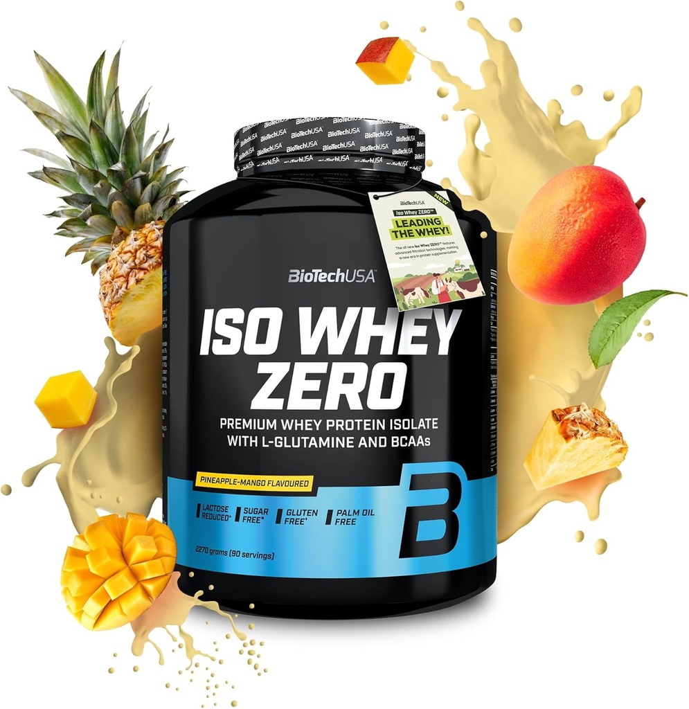 Biotech USA Iso Whey Zero 2.27kg Piña Mango by BiotechUSA