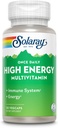 SOLARAY Una vez Daily High Energy Multivitamin for Women and Men - Energy Supplements - Soporte inmunitario w/Vitamin C, A, D y E, Complejo de vitamina B, Minerales Trace, Garantía de 60 días, 30 Serv, 30 VegCaps