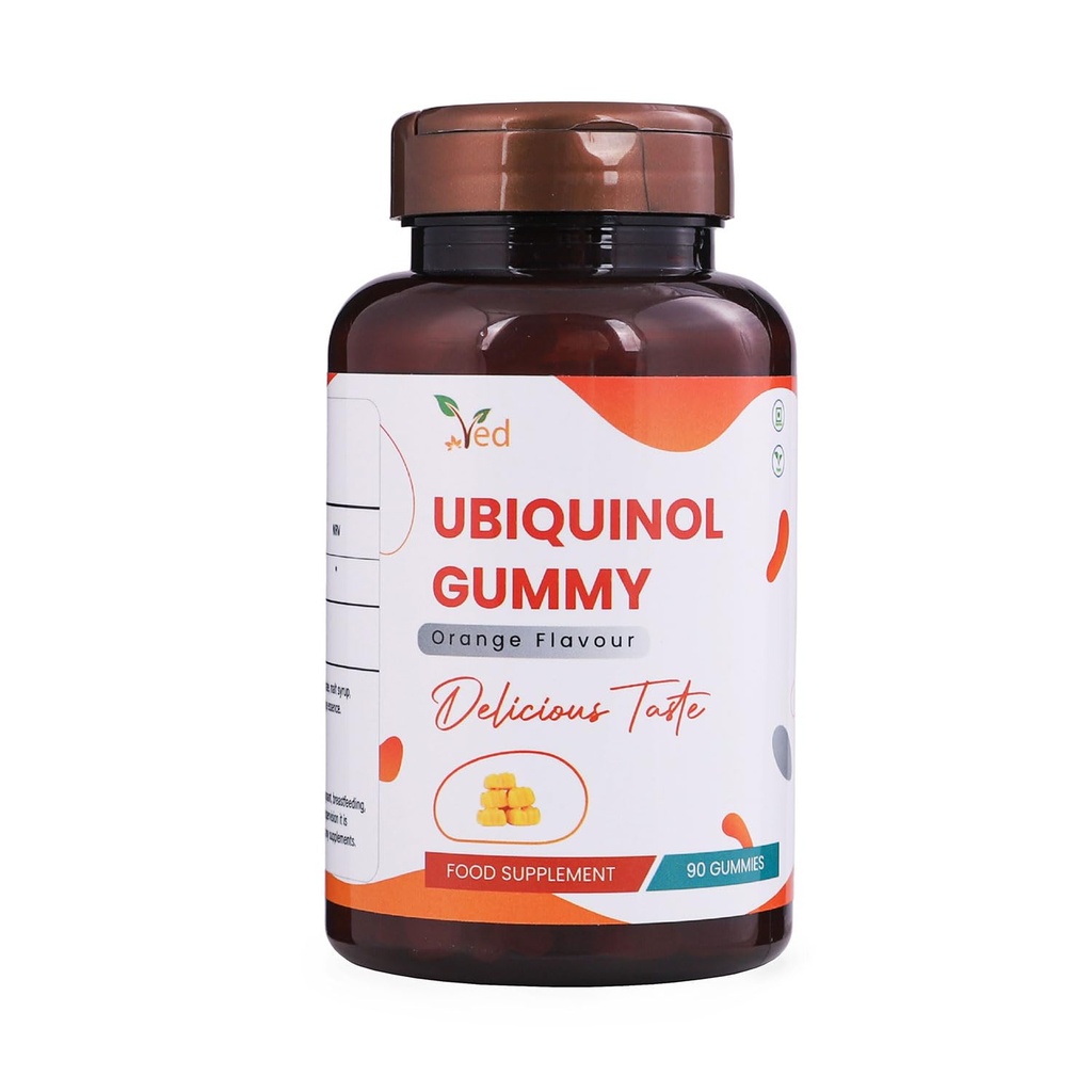 Ubiquinol Gummy 150 mg, 90 Condes, alta absorción / mejorada boiactividad CoQ10.
