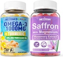 Vegan Omega-3 1000mg + Turmérico, Saffron Suplementos Gummies