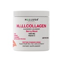 Hallusa Natural Hidrolyzed Collagen Peptides Powder 1000mg con vitamina C ¦ BlackBerry & Blueberry Flavor ← 4g Collagen per Serving ← Saludable cabello, piel, uñas, bonificación &amp; soporte conjunto