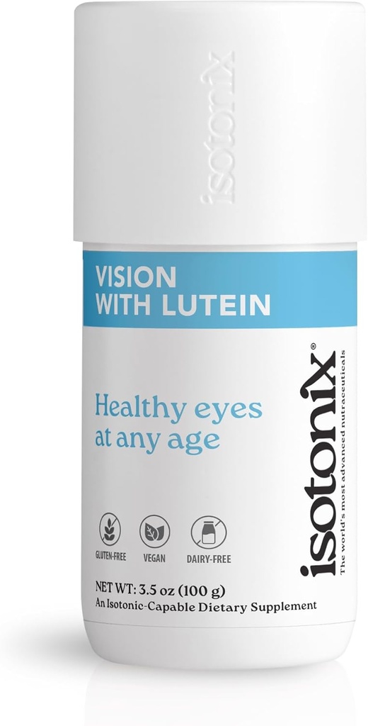 [BRSWGHQOCV7B6CDV] Isotonix Vision Fórmula con Lutein – Soporta Salud Ocular, Visión " Circulación – Antioxidantes, Zinc, Vitamina C, E, Bilberry, Zeaxanthin – Suplemento Ojo para la Claridad y Protección - 30 servicios