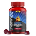 Hidroxicut Hardcore Ultra Shred Gummies, Sweet Heat - 99% Estimulante Gratis - Incluye Capsaicin &amp; B Vitaminas - para Hombres