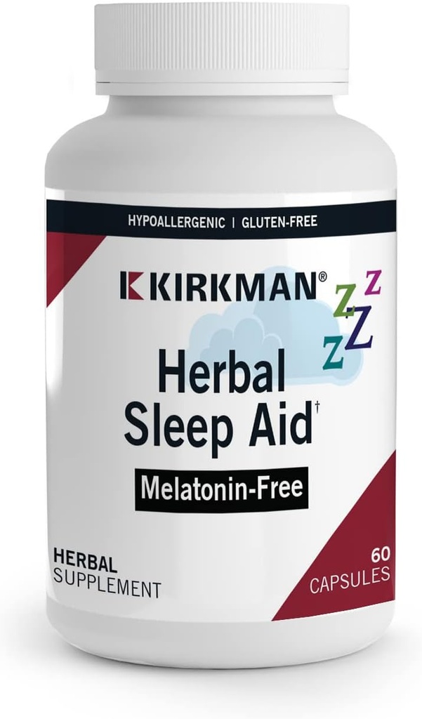 Kirkman - Herbal Sleep Aid - 60 cápsulas