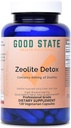 Good State ← Zeolite Detox Suplemento Clinoptilolite Capsules para adultos y niños ← Absorción óptima Zeolite Nano-Iónico para la eliminación eficaz del cuerpo y la limpieza 600 mg Cada servidumbre, 120 Veggie Caps