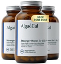 ALGAECAL - Suplemento de calcio con vitamina D3 (1000 UI) para la fuerza ósea, contiene 13 minerales Apoyo a la salud ósea, calcio orgánico (750 mg) para hombres de mujeres, 90 caps, 3 meses de suministro