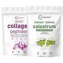 Micro Ingredientes Multi Collagen Protein Powder 2 libras &amp; Instant Colostrum Powder Bundle 2 Pack ← Peptides Collagen de Grass-Fed Collagen