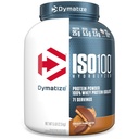 Dymatize ISO100 Whey Protein Powder Isolate, Chocolate Peanut Butter, 25g de Protein, 5 libras, 5.5g BCAAs, Menos Than 120 Cal., Gluten Free, 1g Fat, 1g Sugar, 2g Carb (71 Servings)