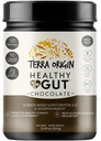TERRA ORIGIN Chocolate de Gut saludable para 30 personas con L-Glutamina, Zinc, Glucosamina, deslizante Elm Bark, Marshmallow Root y Más!
