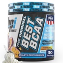 BPI Sports Best BCAA Powder - Muscle Recovery Support - Branched Chain Amino Amino Acids ¦ Building Blocks of Protein and Muscle - Post Workout Recovery – Hydration - Passion Fruit, 30 Servings