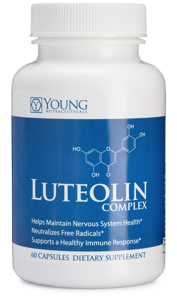 Complejo Mirica YoungNutra Luteolin - Soporta una respuesta saludable y ayuda a mantener la salud del sistema nervioso* - 60 cápsulas