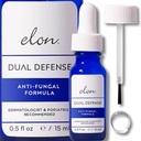 Elon Dual Defense Anti-Fungal Fórmula ← 25% Undecylenic Acid Silencio Treat & Eliminar Nail Fungus ← Dermatólogo & Podiatrist Recomendado