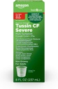 Amazon Basic Care Tussin Severe CF Max Syrup, Multi-Symptom Cough, Cold and Flu Liquid Medicine, Non-Drowsy, Reslieves Cough, Sore Throat, Body Aches, Fever, Nasal y Chest Congestion, 8 fl oz