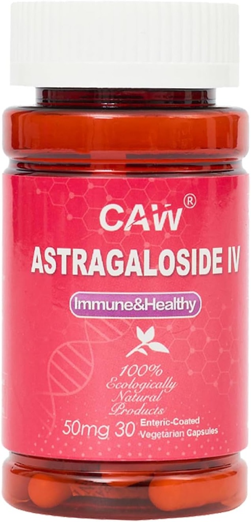 [BRSWIGA7BEFGAC36] CAW Astragaloside IV Immune Support Silencio Max Absorption Anti-Aging Suplemento Silencio 50mg 30 Enteric-Coated Vegetarian Capsules