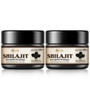 Shilajit Puro Himalayan Orgánica Shilajit Resin - 600mg Máxima Potencia Natural Shilajit Resin con 85+ Minerales Trace & Ácido Fulvico para la Energía, Apoyo Inmunitario, 30 Gramos (2 Pack)