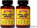 Cápsulas de vinagre de manzana Bragg con vitamina D y zinc - (2 Pack) 90 Cápsulas - Soportes El sistema inmunitario