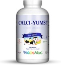 Maxi Health KiddieMax Calcium - CalciYum! - Flavored - Animal Shaped Chewies - Kosher (180 Conde)